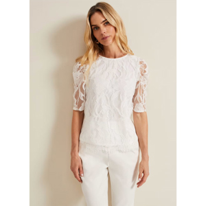 Phase Eight Kaycee Scallop Lace Top